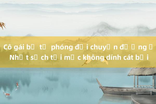 Cô gái bị tố phóng đại chuyện đường ở Nhật sạch tới mức không dính cát bụi